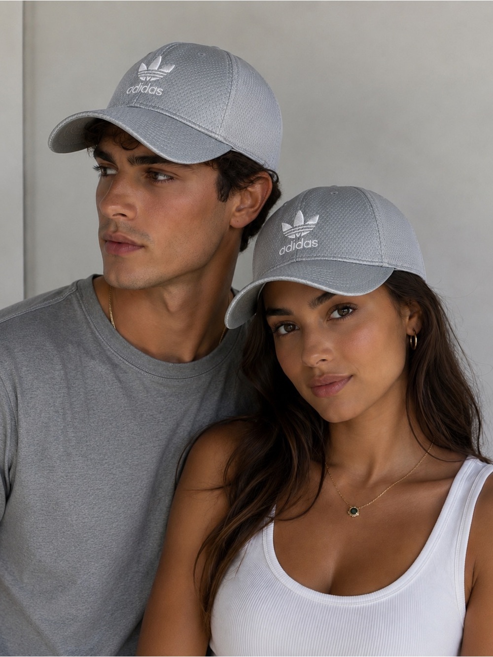 adidas Originals GreyTrefoil Superlite Relaxed Strapback Baseball Cap Hat Unisex